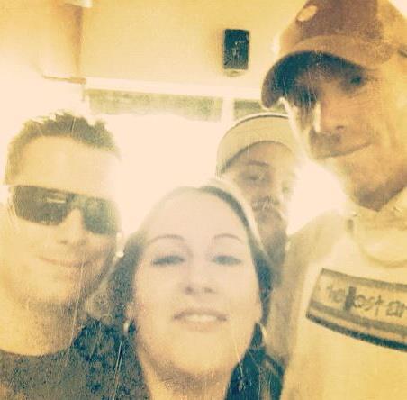 DJ Natural Nate® with The-Lost-Art™ crew, vintage warm tone selfie